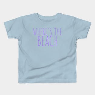 Beach t-shirt designs Kids T-Shirt